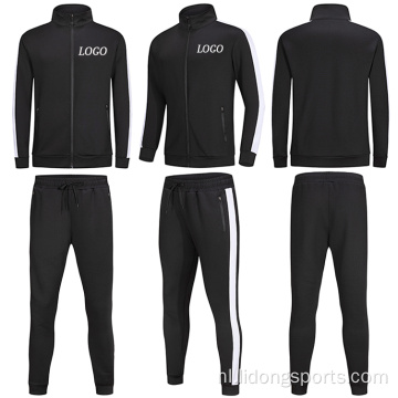 Aangepaste mannen training trainingen pakken set groothandel tracksuit